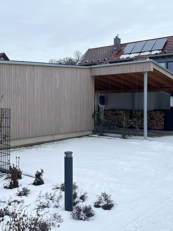 KL Architekten Achern Schuppen mit Carport